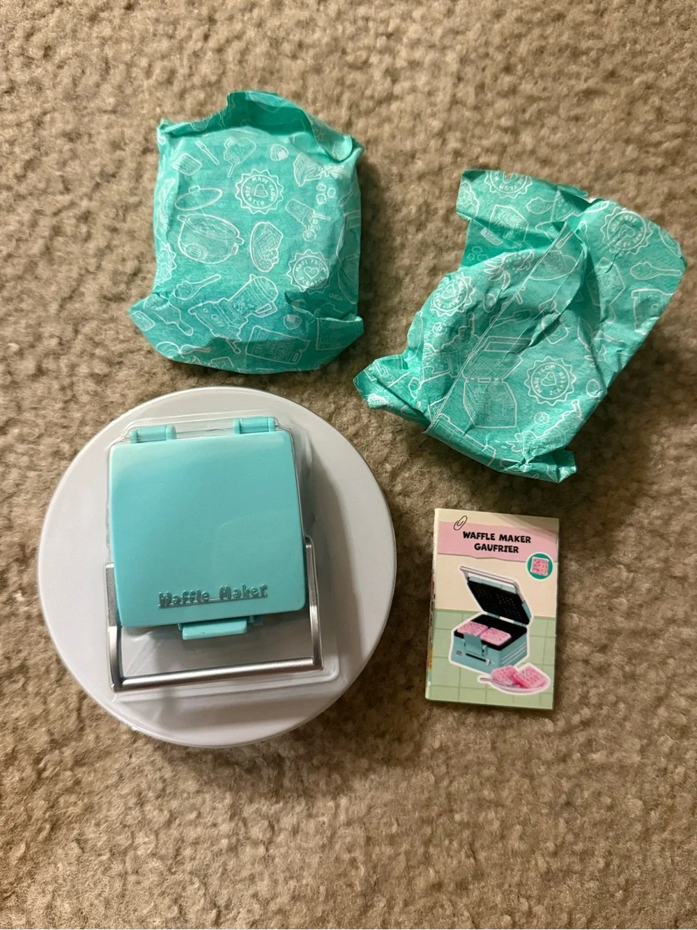 Miniverse Make it Mini Waffle Maker (Blue)